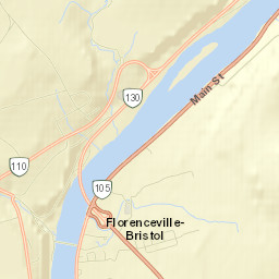 Florenceville-Bristol Street Map