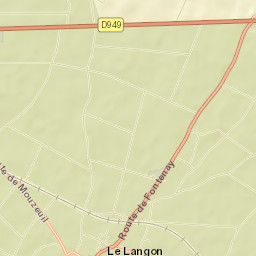 Le Langon Street Map