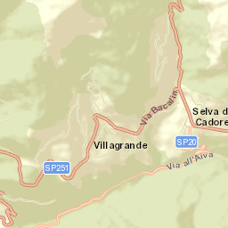Colle Santa Lucia Street Map