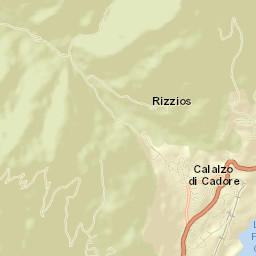 Calalzo di Cadore Street Map