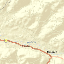 Mislinja Street Map