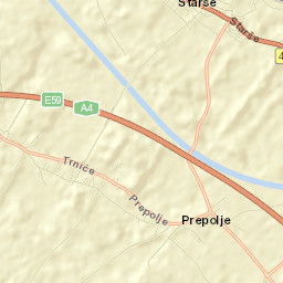 Starše Street Map