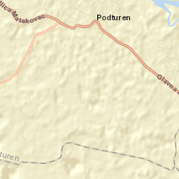 Podturen Street Map