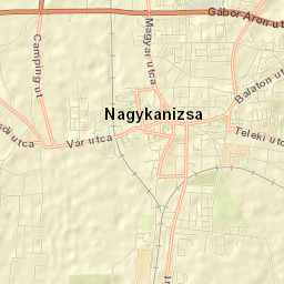 Nagykanizsa Street Map