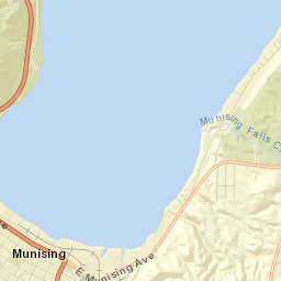 Munising Street Map