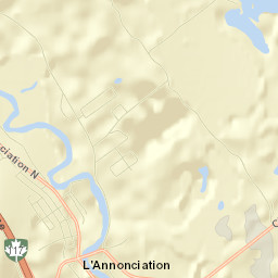 Rivière-Rouge Street Map