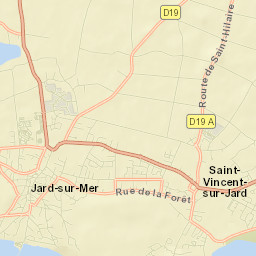 Jard-sur-Mer Street Map