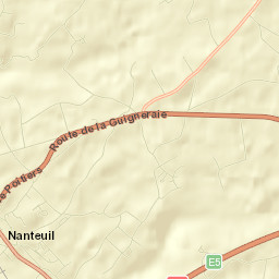 Nanteuil Street Map