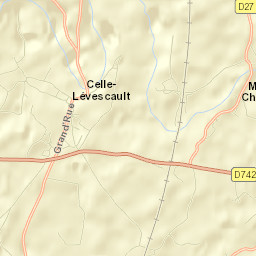 Celle-Lévescault Street Map