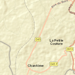 Chantôme Street Map