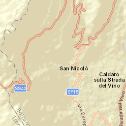Caldaro sulla Strada del Vino Street Map
