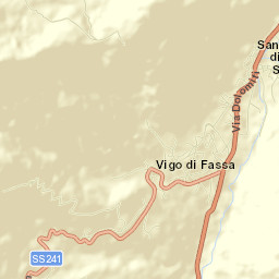 Pozza di Fassa Street Map