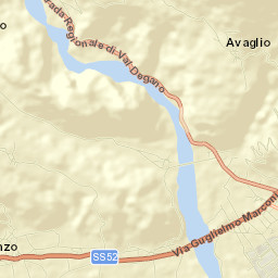 Enemonzo-Quinis Street Map