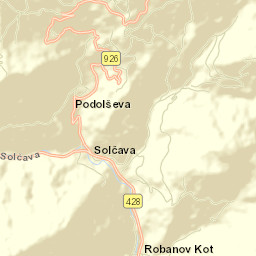 Solčava Street Map