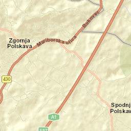 Zgornja Polskava Street Map