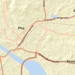 Ptuj Street Map