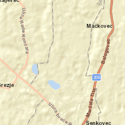 Šenkovec Street Map