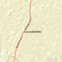Császártöltés Street Map