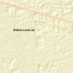 Békéssámson Street Map