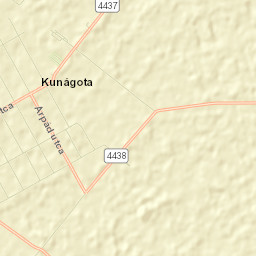 Kunágota Street Map