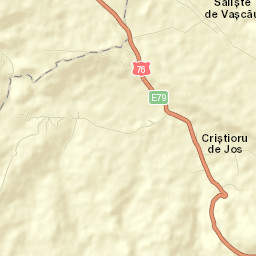 Criştioru de Jos Street Map
