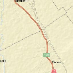 Comuna Ciceu Street Map