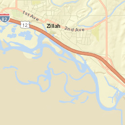 Zillah Street Map