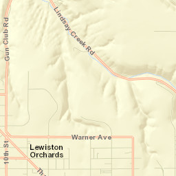Lewiston Orchards Street Map