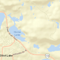 Elliot Lake Street Map