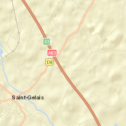 Saint-Gelais Street Map
