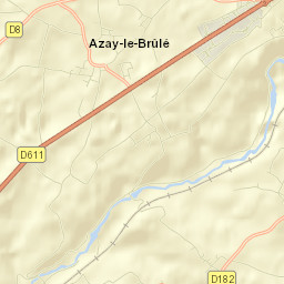 Azay-le-Brûlé Street Map