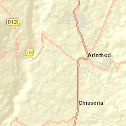 Arinthod Street Map