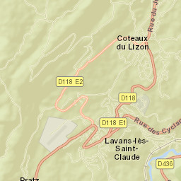 Lavans-lès-Saint-Claude Street Map