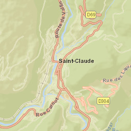 Saint-Claude Street Map
