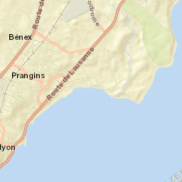 Prangins Street Map