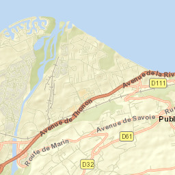 Publier Street Map
