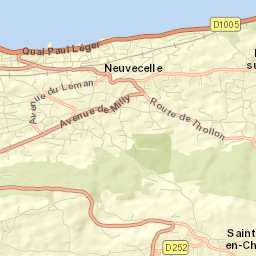 Neuvecelle Street Map