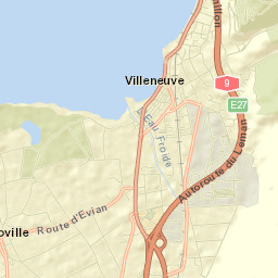Villeneuve Street Map