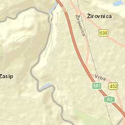Zasip Street Map