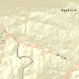 Topolšica Street Map