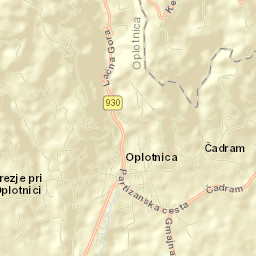 Oplotnica Street Map