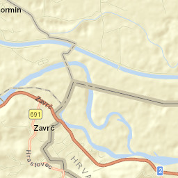 Zavrč Street Map