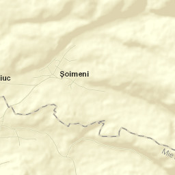 Comuna Pãuleni-Ciuc Street Map