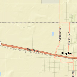 Staples Street Map
