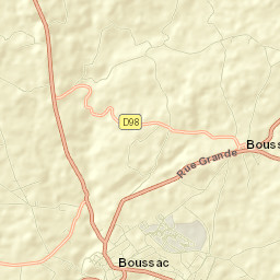 Boussac Street Map