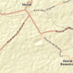 Huriel Street Map