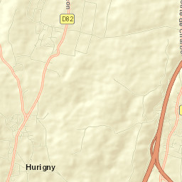 Hurigny Street Map