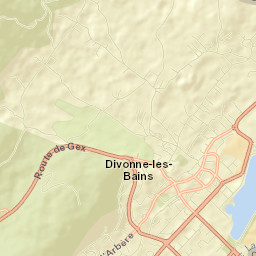 Divonne-les-Bains Street Map