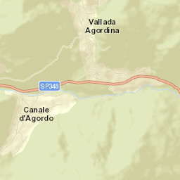 Canale d'Agordo Street Map