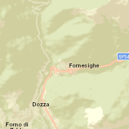 Forno di Zoldo Street Map